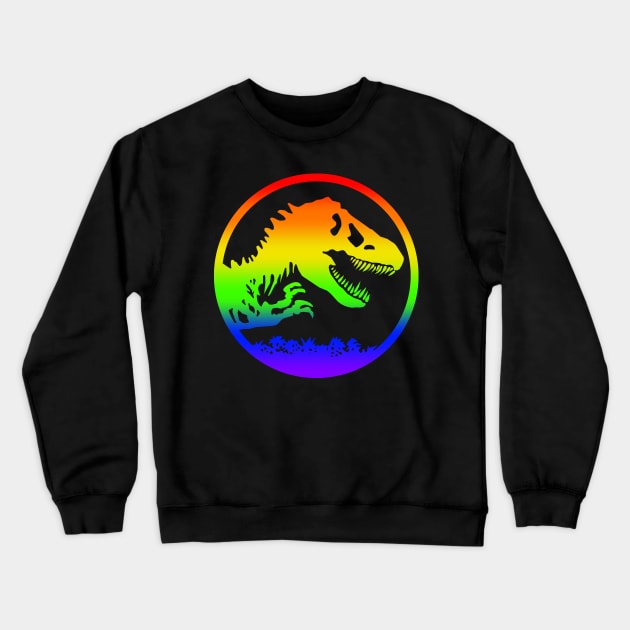 Jurassic Pride Crewneck Sweatshirt by SJAdventures